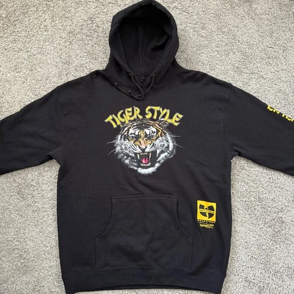 🔴Wu-Tang Hoodie Size XL Tiger Style Mitchell & Ness WuTang Clan Gza Raekwon - Picture 13 of 14